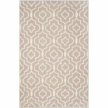 SAFAVIEH Cambridge Rectangle Hand Tufted Rug, Beige and Ivory - 8 x 10 ft. CAM141J-8